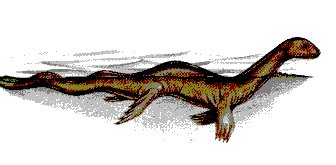 Grand Serpent de Mer : La super-loutre (Hyperhydra egedei), vivant dans les mers boréales, elle n'est plus signalée depuis le milieu du 19ème siècle. Dessin réalisé par Stefano Maugeri.