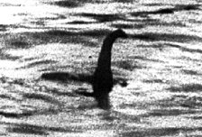 Nessie : Prise par Robert Kenneth Wilson le 19 avril 1934, cette photo est la plus connue de toutes les photohraphies censées montrer le monstre du Loch Ness. Elle a suscité de vives controverses.
